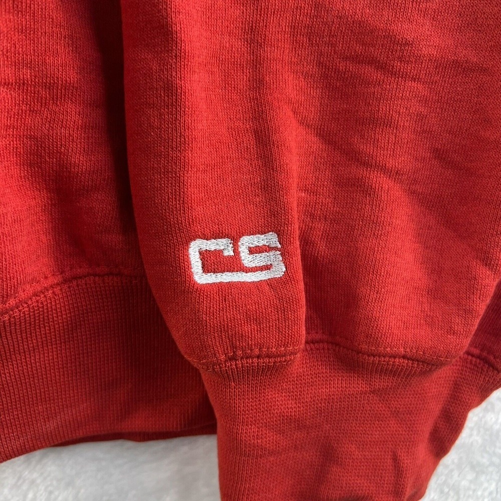 Vintage XL Ohio State Buckeyes Sweatshirt OSU Red Pullover Graphic Mens 90s - Picture 4 of 13